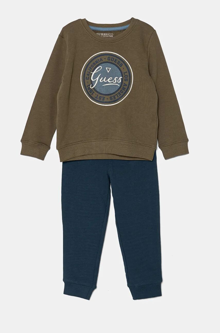 

Guess детский шерстяной спортивный костюм, зеленый
