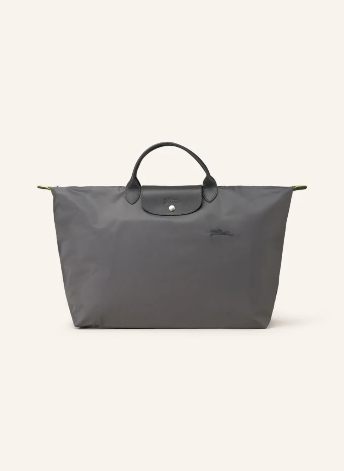 Шоппер le pliage large Longchamp, серый