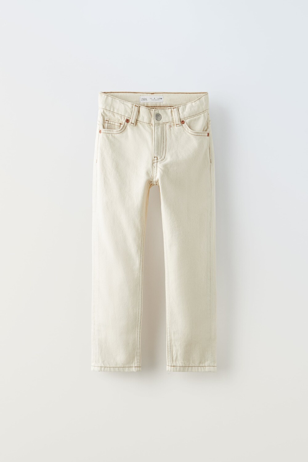 

Оригинальные джинсы Zara, экрю