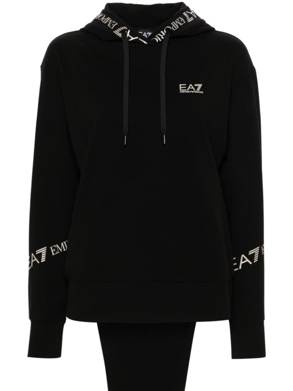 

Ea7 Emporio Armani спортивный костюм с логотипом, черный