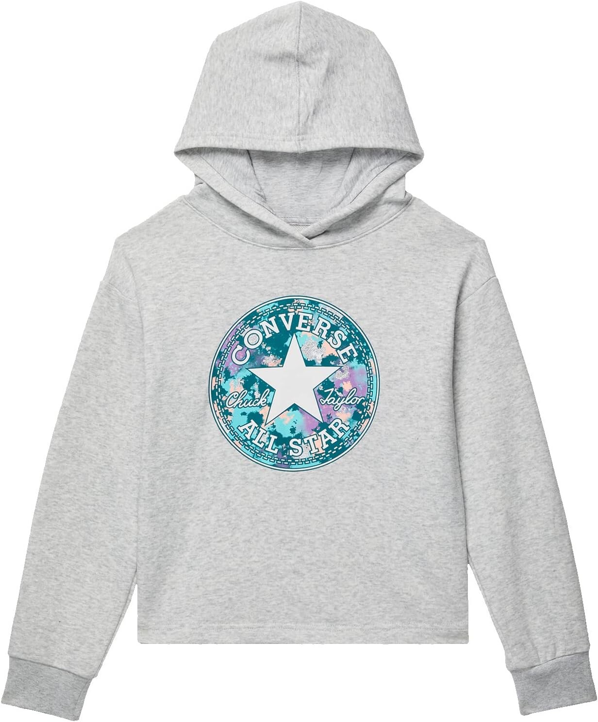 

Худи Converse Printed Hoodie, цвет Light Gray Heather