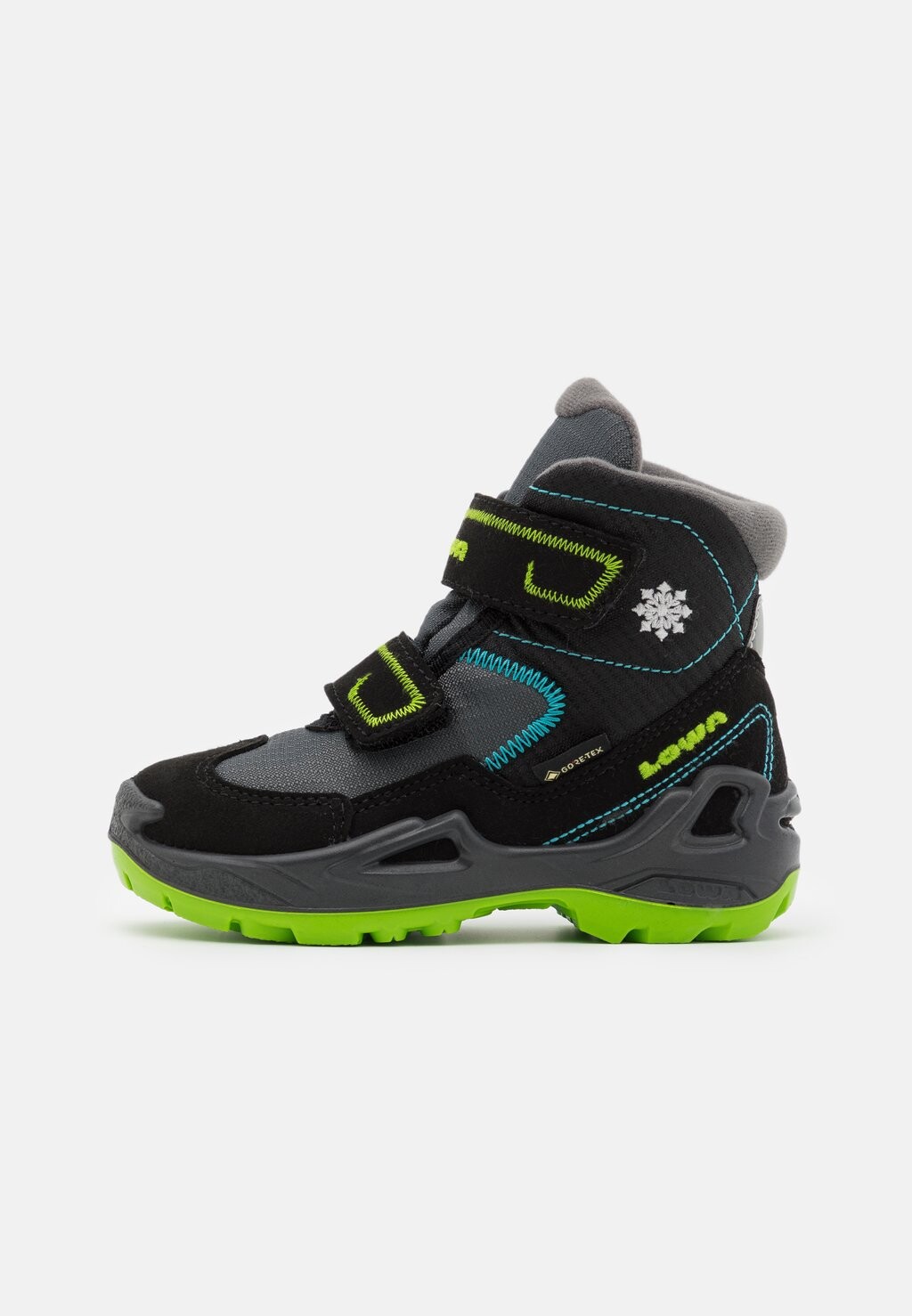 

Горные ботинки Milo Gtx Mid Lowa, цвет schwarz/türkis