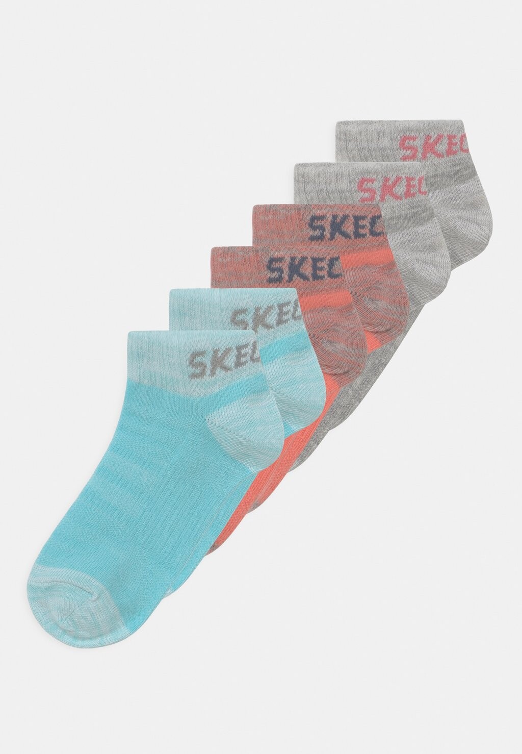 

Носки Online Girls Ventilation 6 Pack Skechers, цвет flamingo