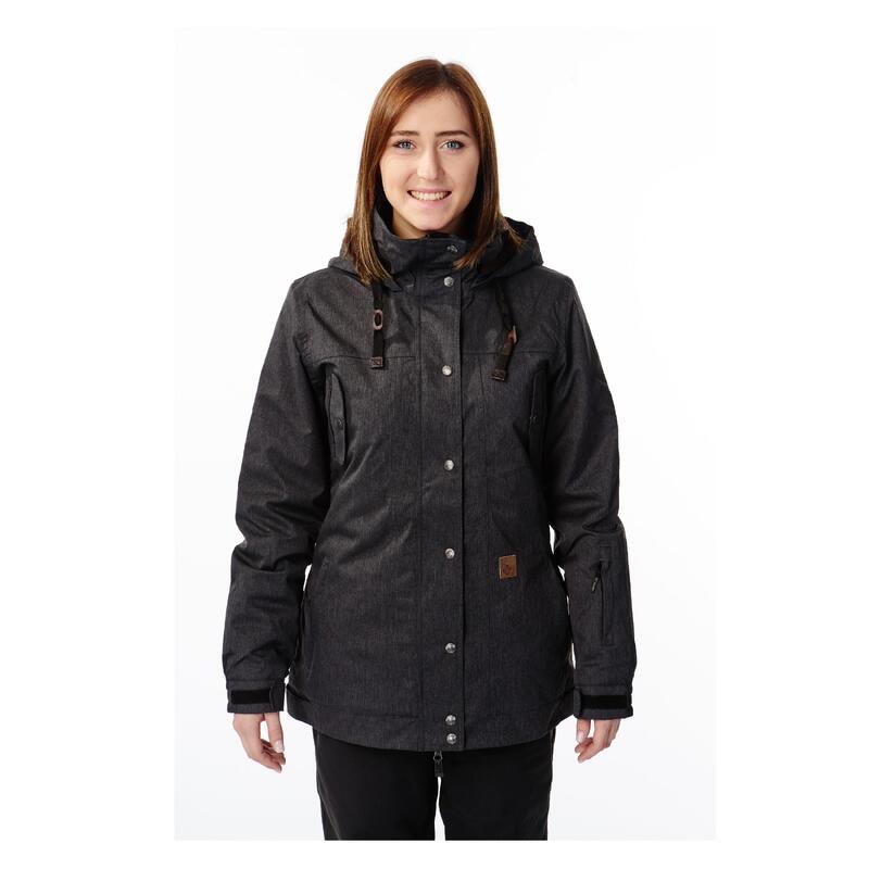 Куртка для лыж/сноуборда женская - Pepper темно-серый антрацит Light Board Corp, цвет grau