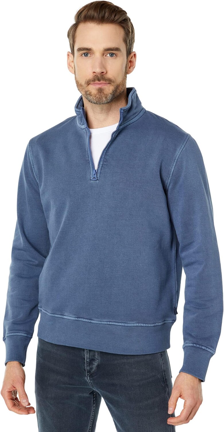 

Толстовка Lucky Brand Cloud Soft Fleece 1/2 Zip Mock Neck, цвет Black Iris
