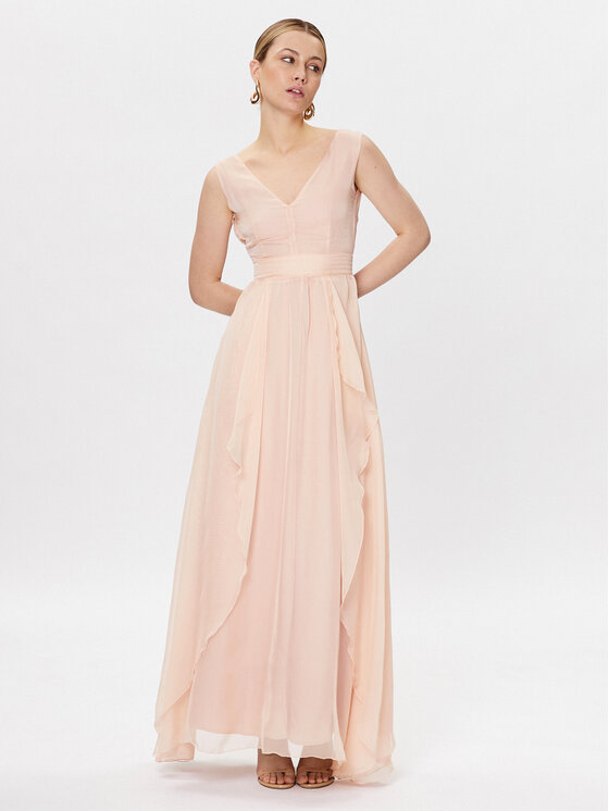 Вечернее платье стандартного кроя Liu Jo, розовый платье liu jo вечернее прилегающее мини размер l черный