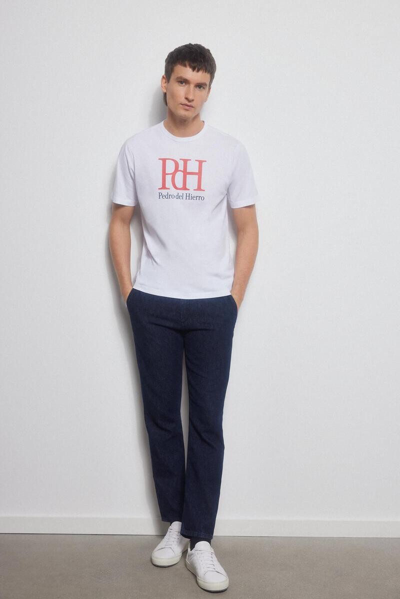 

Футболка с логотипом Pedro del Hierro, белый