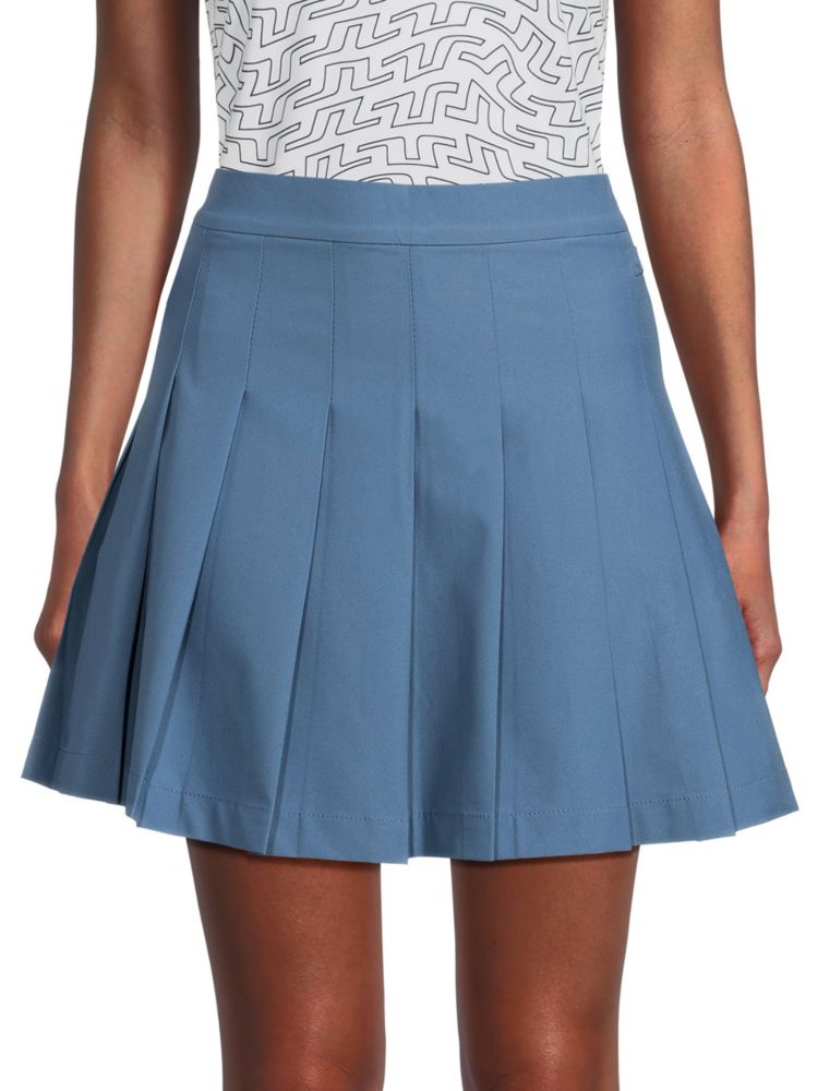 Плиссированная теннисная юбка Adina J.Lindeberg, цвет Blue Horizon