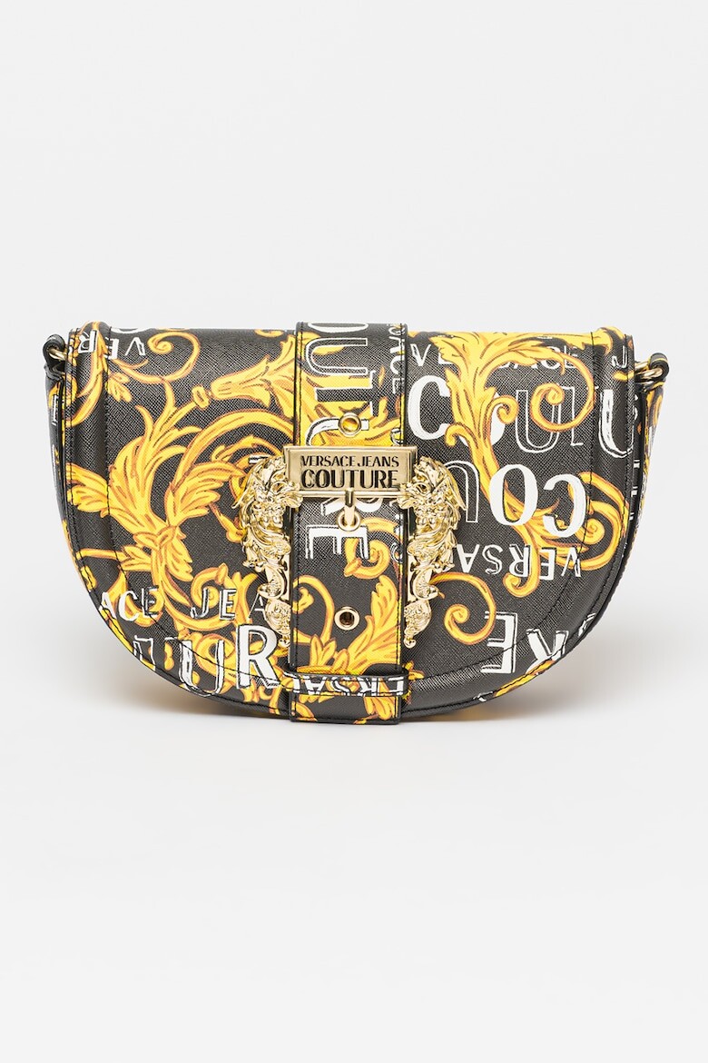 

Сумка из экокожи с клапаном Versace Jeans Couture, черный