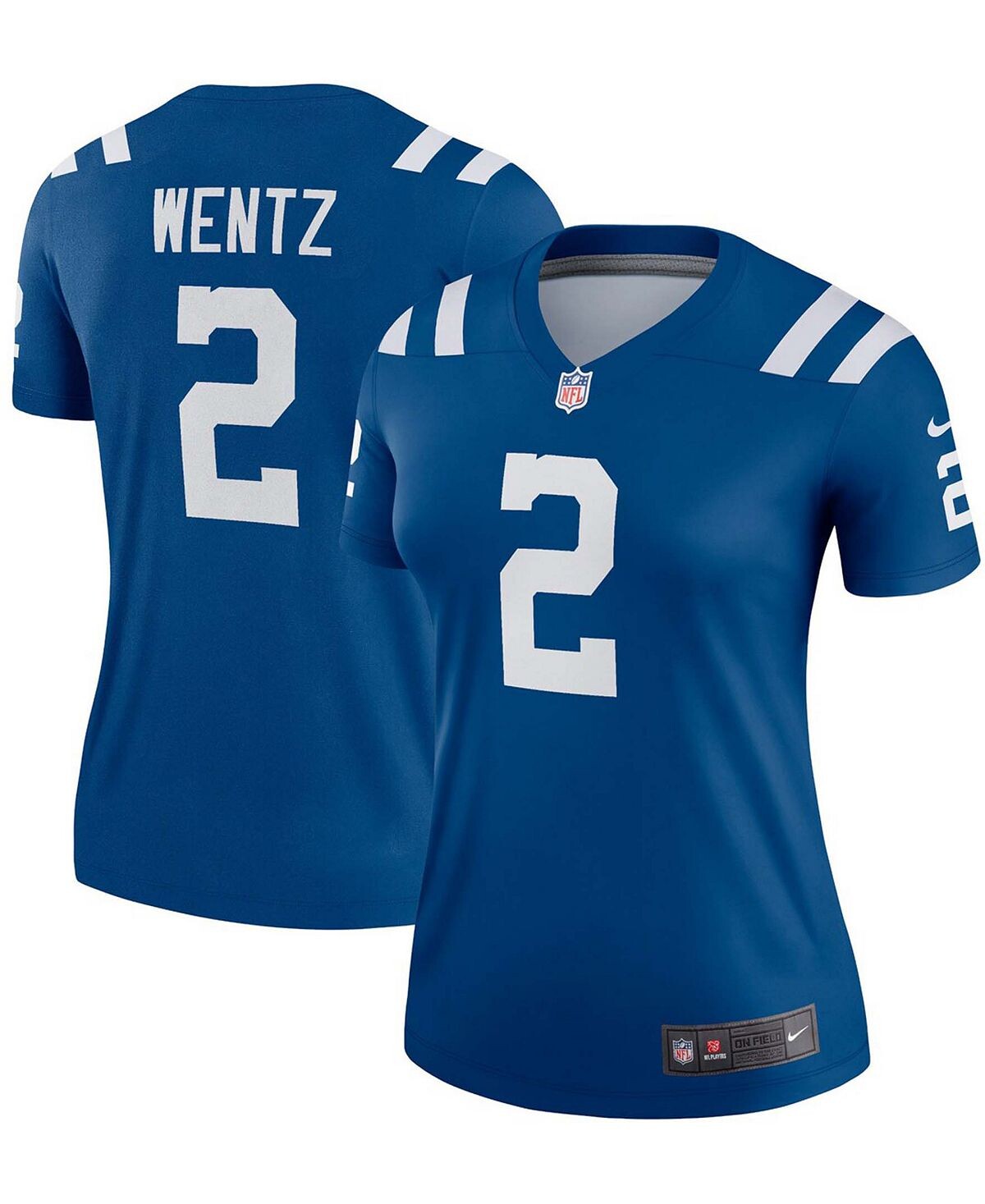 

Женская майка Carson Wentz Royal Indianapolis Colts Legend Nike