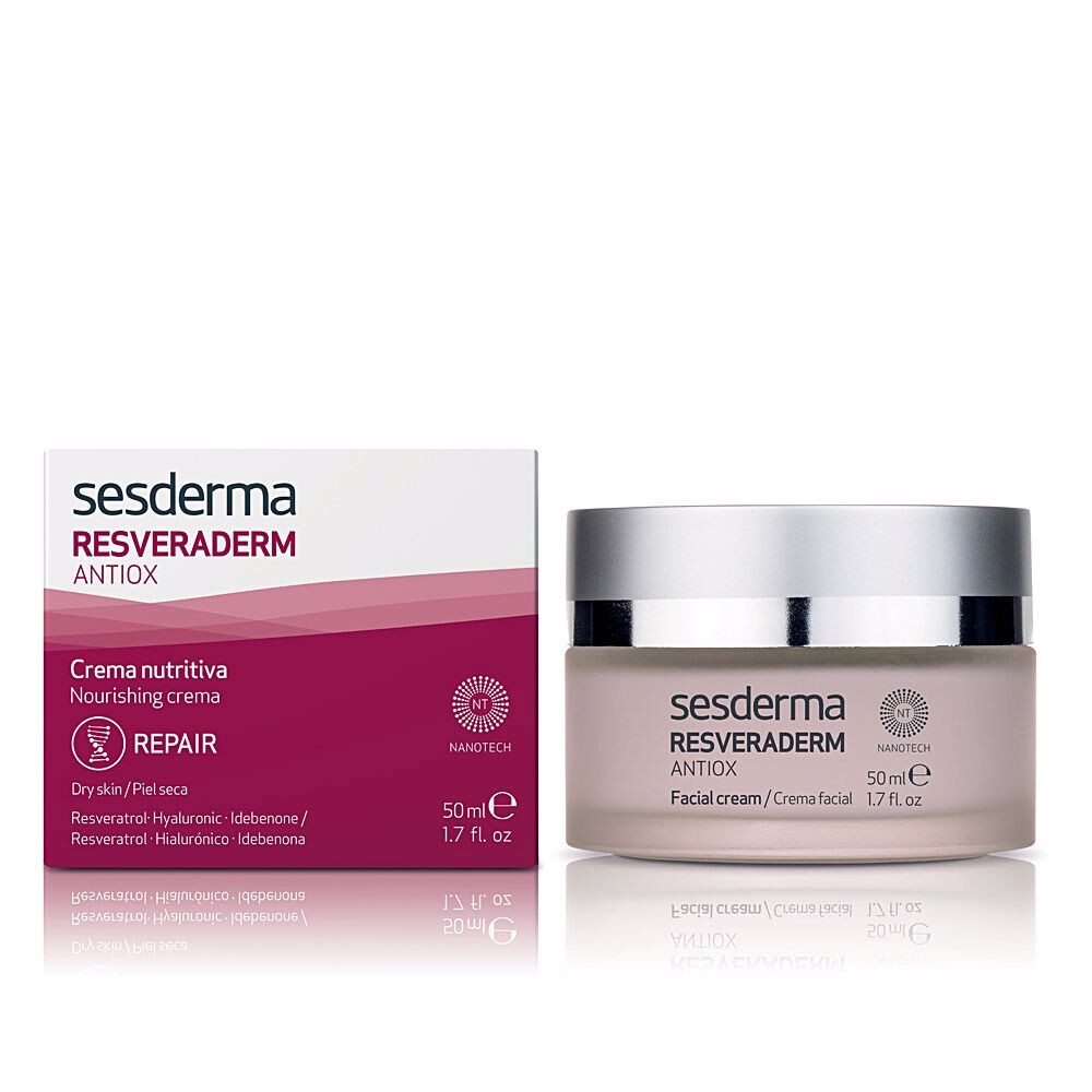 

Увлажняющий крем для ухода за лицом Resveraderm crema nutritiva Sesderma, 50 мл