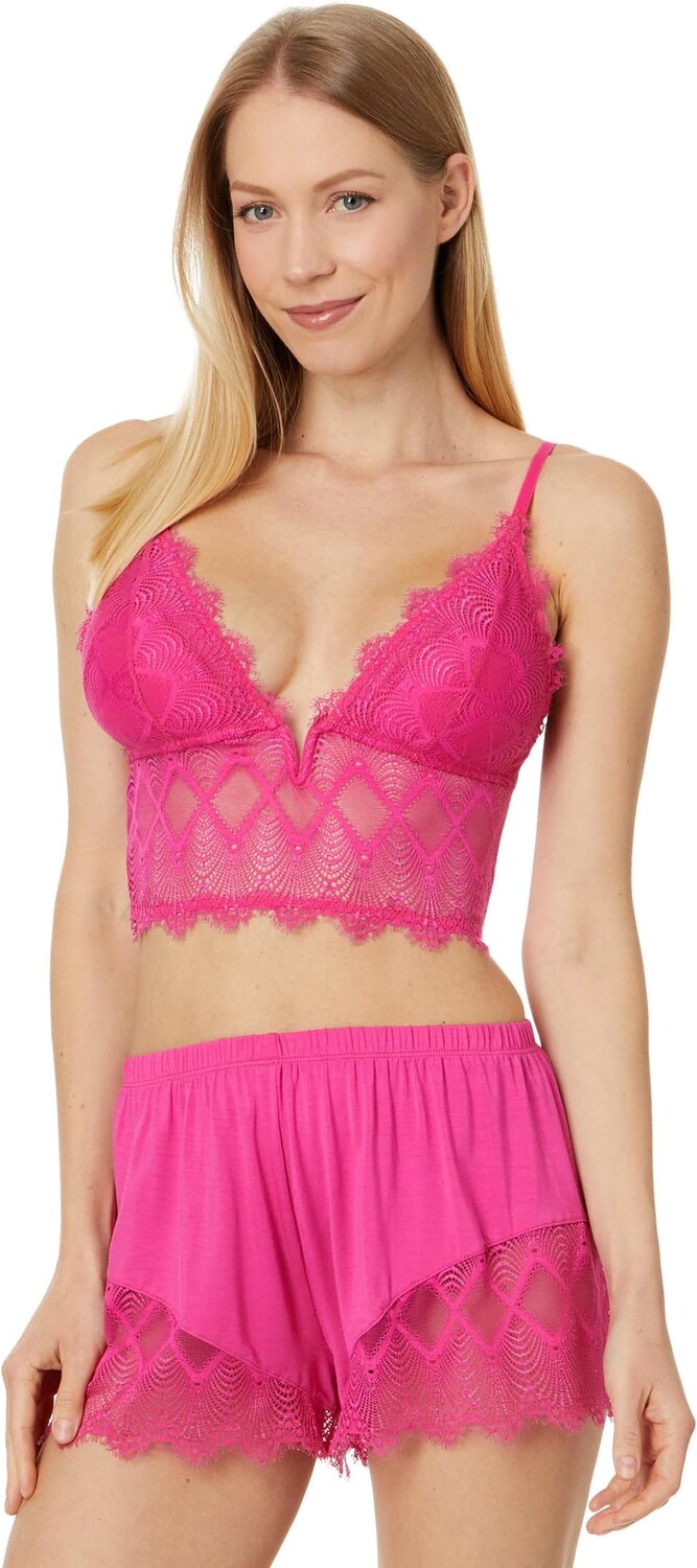 

Пижамный комплект Cosabella Allure Sleep Cami Boxer Pj Set, цвет Flori Pink