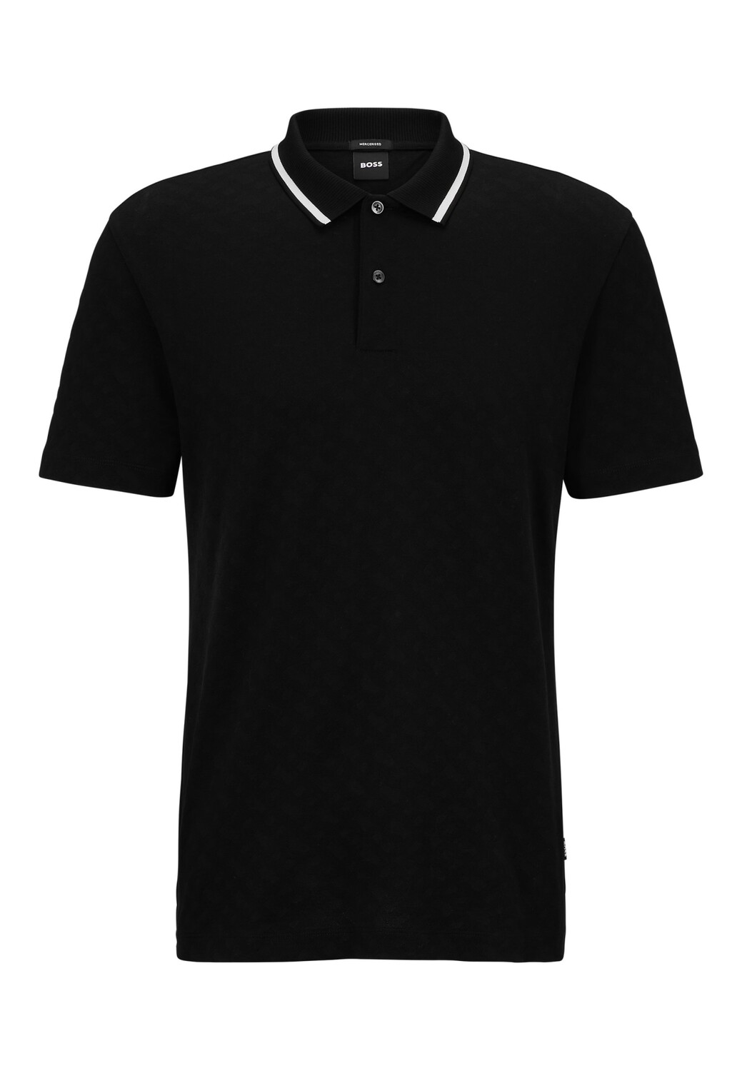 

Рубашка поло BOSS PIKET 40 Regular Fit, черный