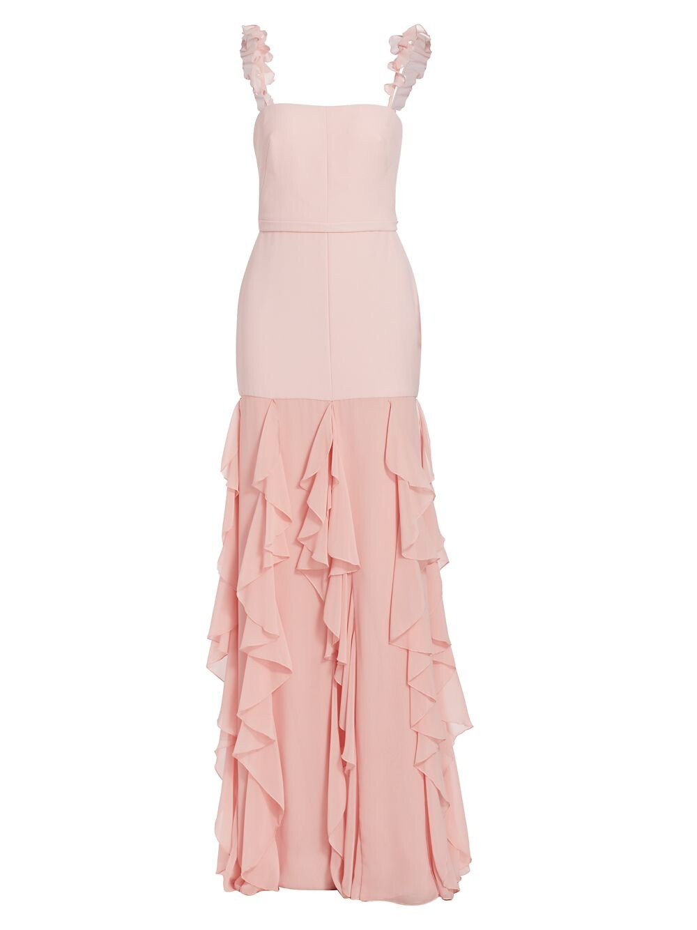 

платье Charlene с оборками Vera Wang Bride, розовый