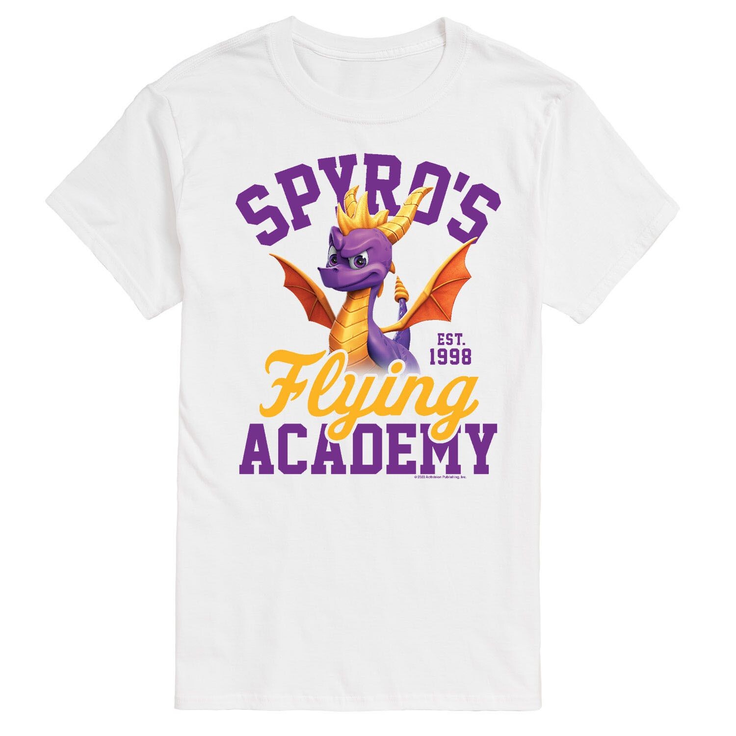

Мужская футболка Spyro's Flying Academy Licensed Character