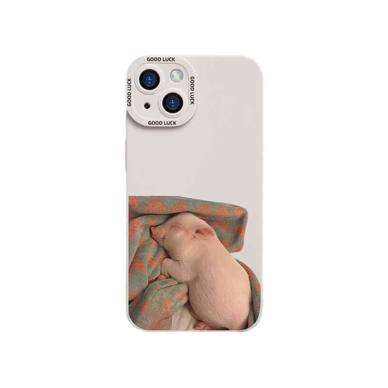 

Чехол для телефона Taowantong Tao Wantong, Sleeping pig white-blue-full softshell