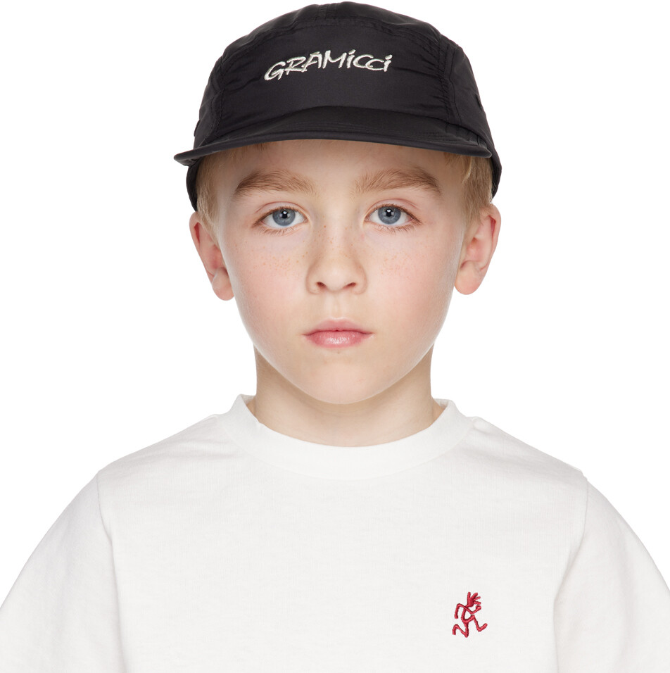 

Детская черная кепка Shell Jet, черная Gramicci Kids
