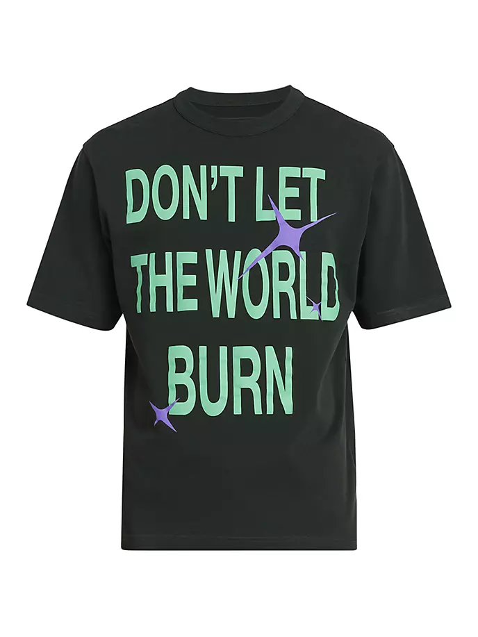 

Футболка с круглым вырезом Burn Heron Preston, белый