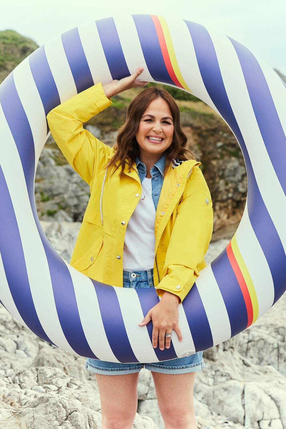

Водонепроницаемая куртка Giovanna Fletcher Bayla Regatta, желтый