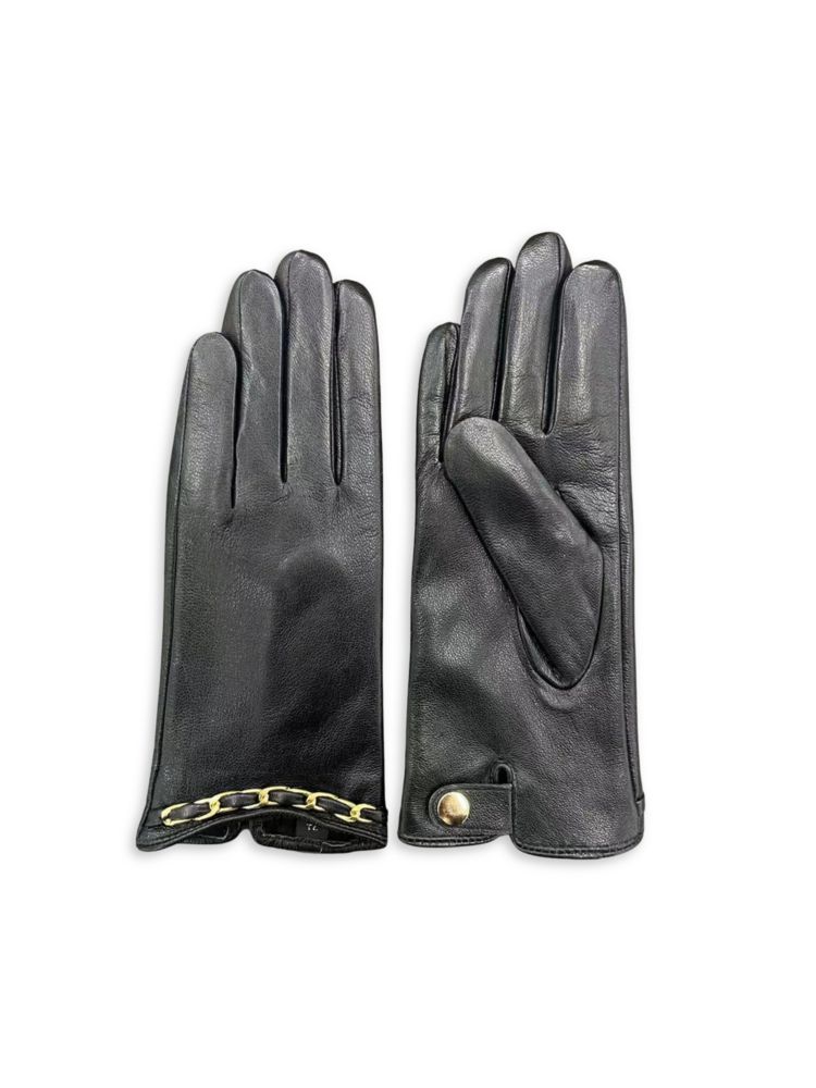 цена Кольчужные кожаные перчатки Marcus Adler, черный