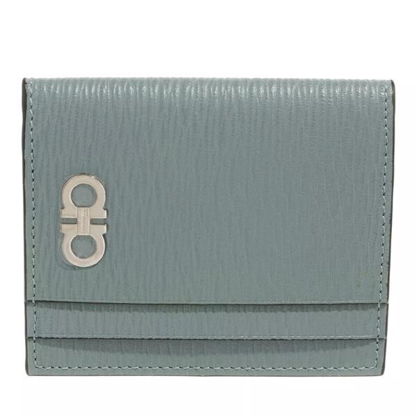 

Кошелек gancini credit card case Salvatore Ferragamo, синий