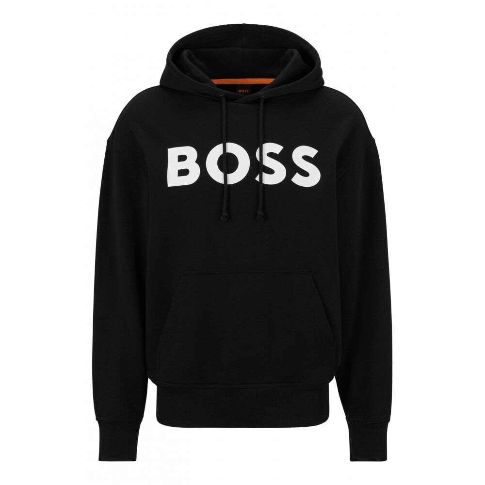 

Толстовка с классическим логотипом спереди Boss, черный