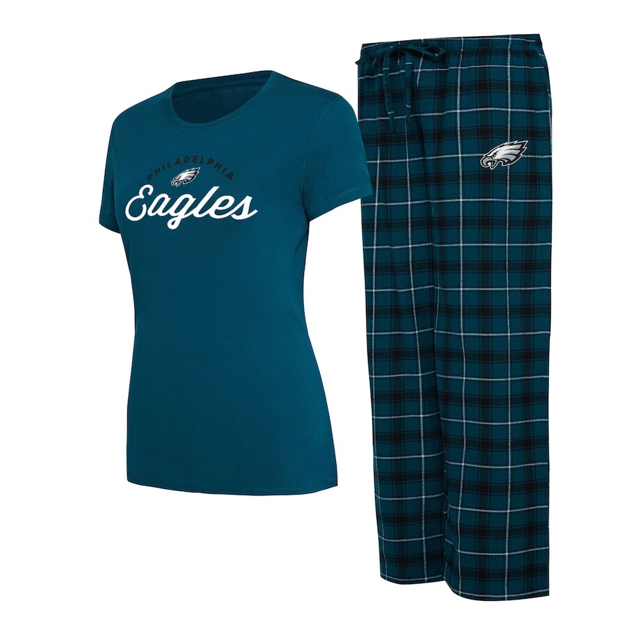 

Пижамный комплект Concepts Sport Philadelphia Eagles, зеленый