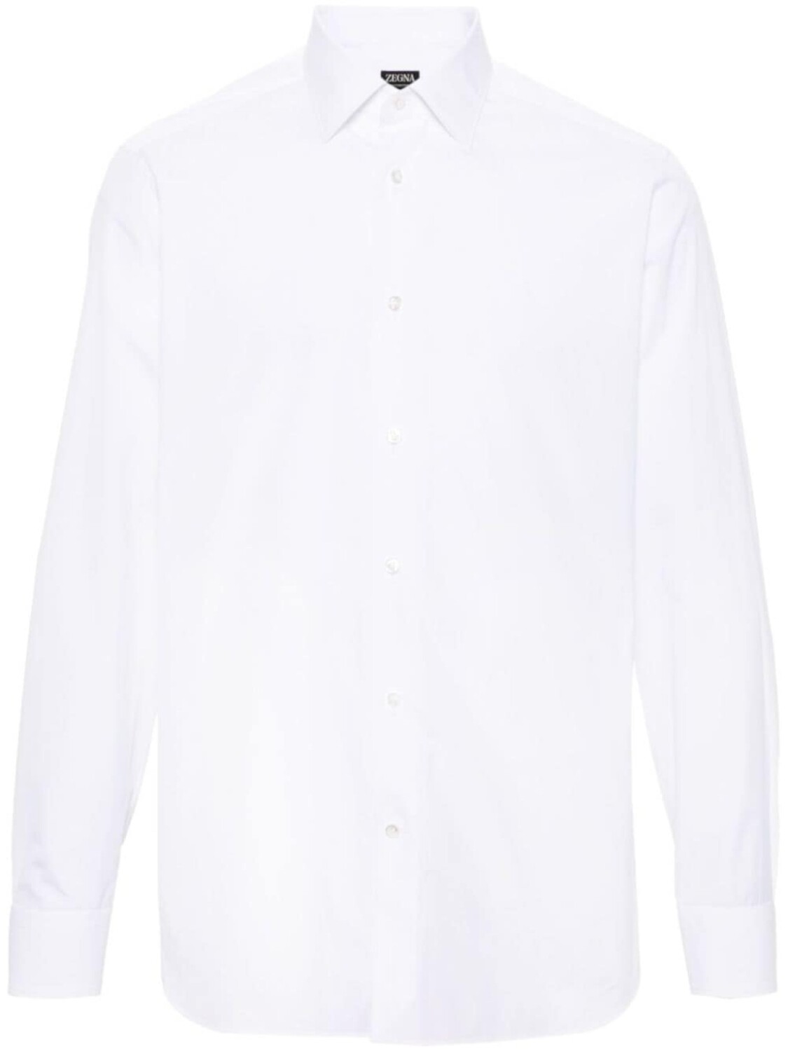 

Zegna рубашка с отложным воротником, белый