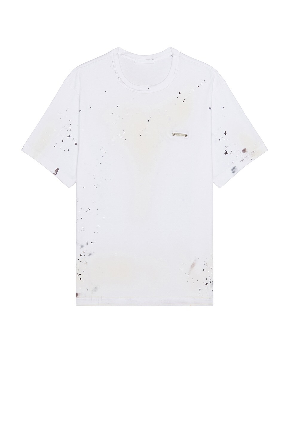 

Расписная футболка Helmut Lang, белый