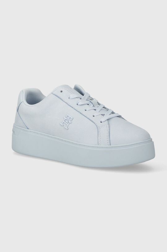 

Кроссовки PLATFORM COURT SNEAKER NUBUCK Tommy Hilfiger, синий