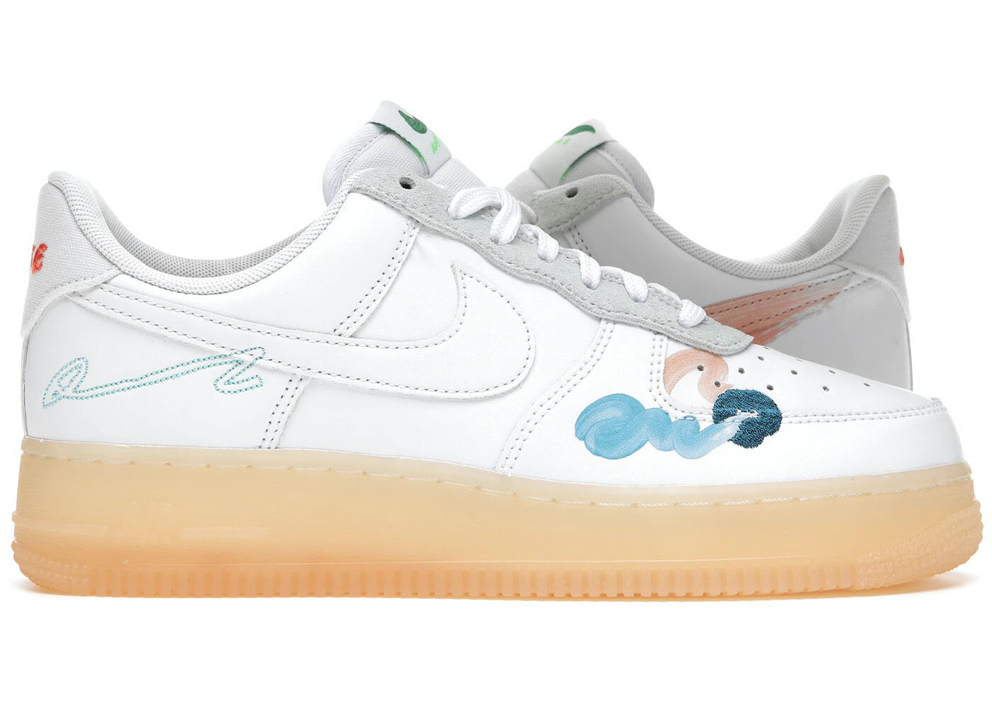 

Кроссовки Nike Air Force 1 Flyleather Mayumi Yamase, белый