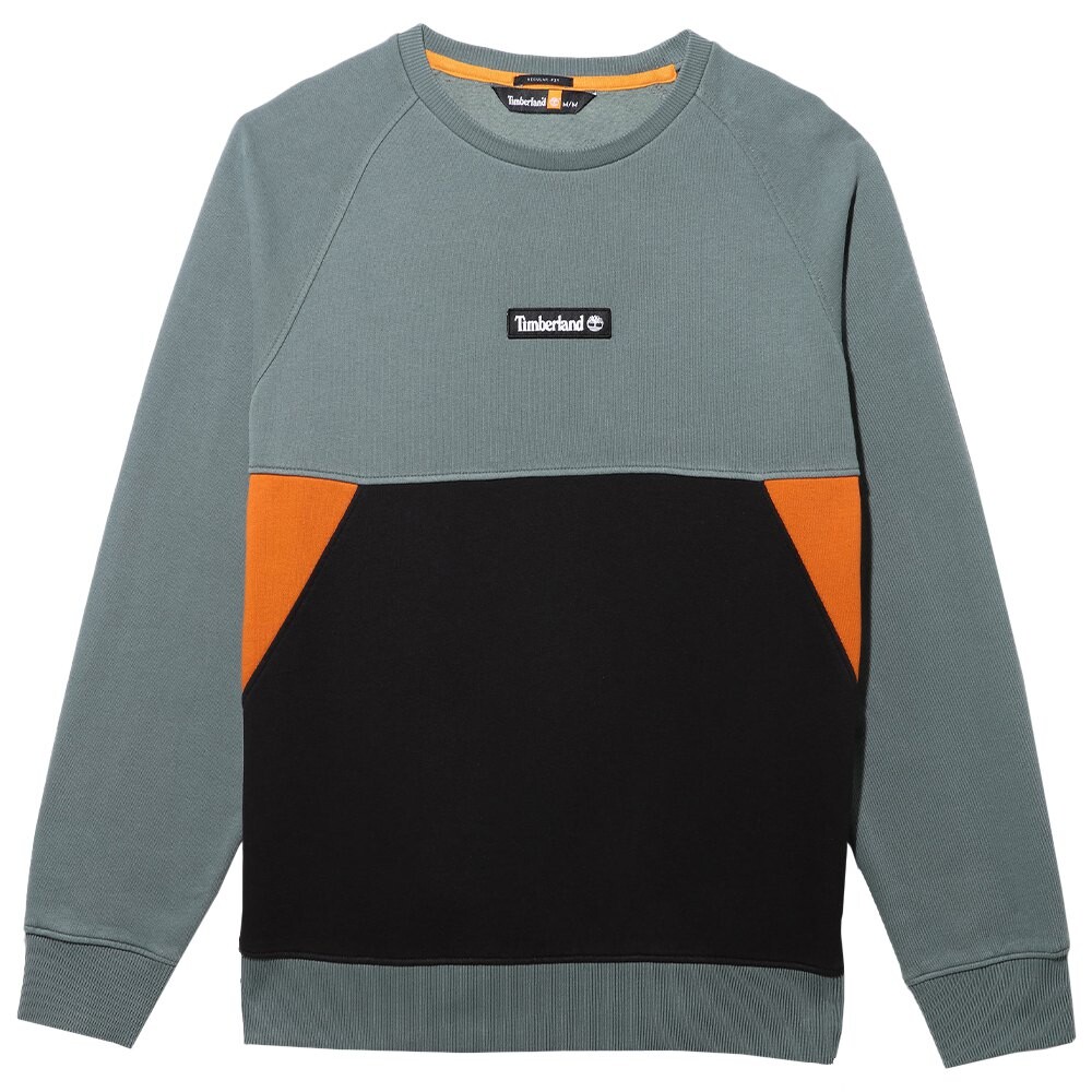 

Толстовка Timberland Cut&Sew Crew, черный, Серый