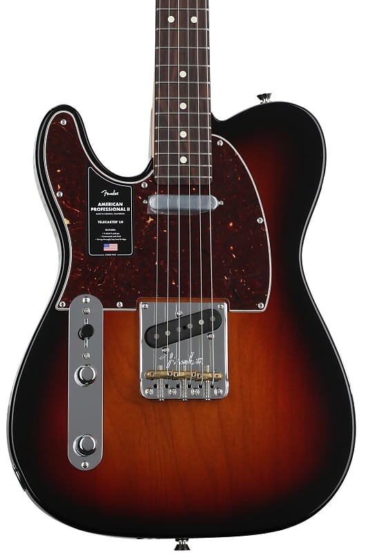 

Электрогитара Fender American Professional II Telecaster Left-handed - 3-color Sunburst with Rosewood Fingerboard
