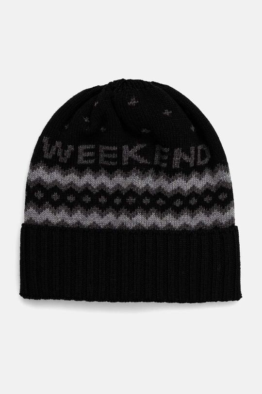 

Шерстяная шапка Weekend Max Mara, черный