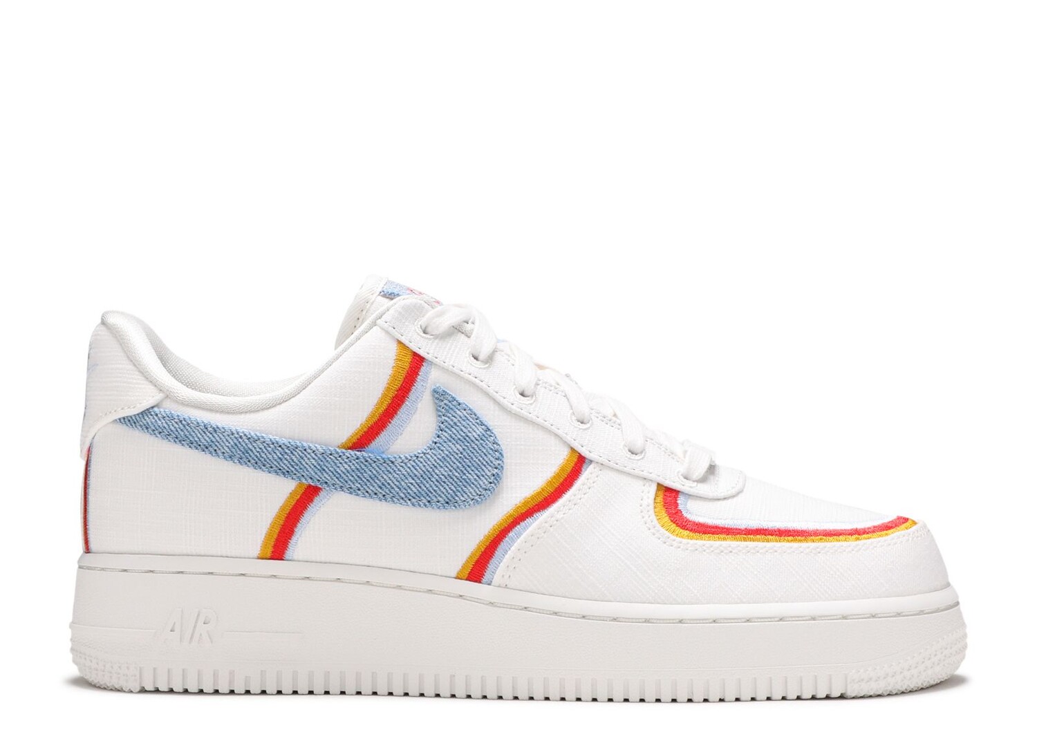 

Кроссовки Nike Wmns Air Force 1 Low 'Sail Denim Swoosh', кремовый, Бежевый