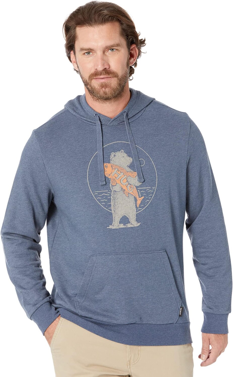 

Толстовка подмастерья Prana, цвет Denim Heather