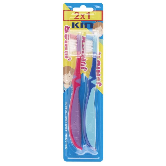 Зубная щетка Cepillo Dental Junior Kin, 2 unidades набор косметики cepillo limpia biberones surtido dr browns 4 unidades