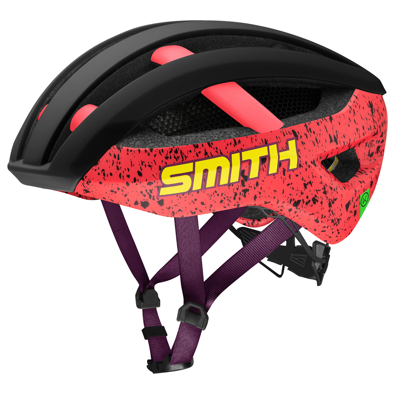 Велосипедный шлем Smith Network MIPS, цвет Matte Archive Wildchild
