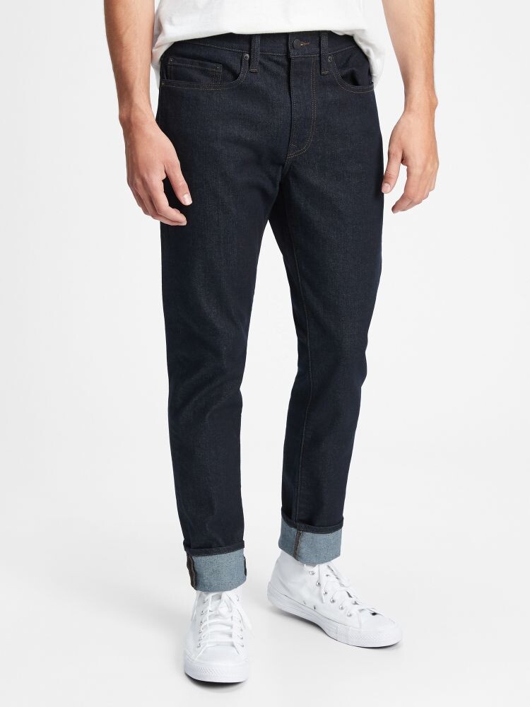 

Узкие зауженные джинсы Gap, синий