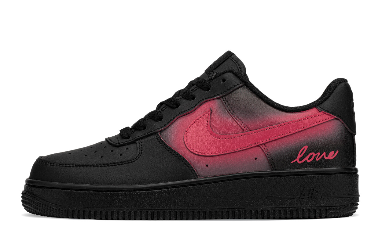 

Обувь для скейтбординга Nike Air Force 1 унисекс, Rose red black