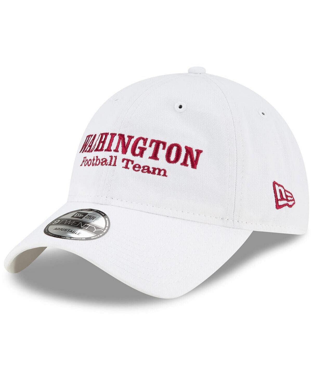 

Мужская белая регулируемая кепка Washington Football Team Linear 9TWENTY New Era