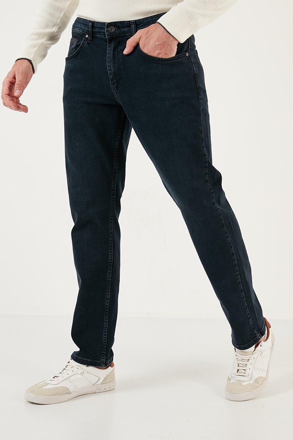 

Хлопковые джинсы Comfort Fit с завышенной талией 4401J16TEXAS Buratti