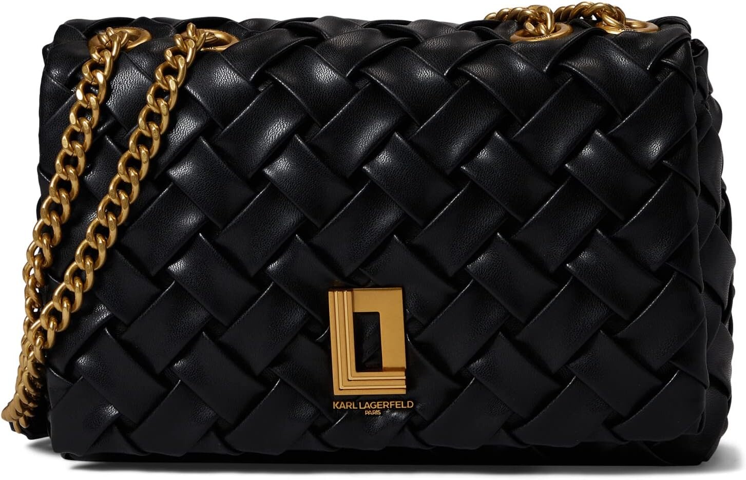 

Сумка Lafayette Shoulder Karl Lagerfeld Paris, цвет Black Basket Weave