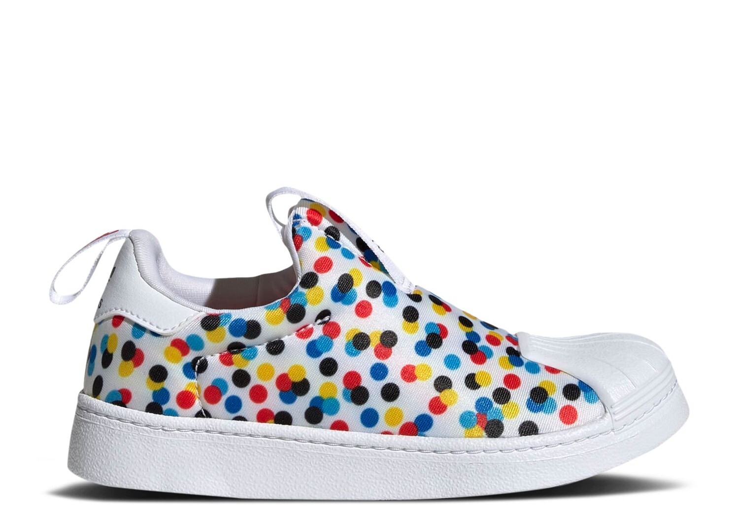 

Кроссовки adidas Disney X Superstar 360 Little Kid 'Mickey And Minnie Polka Dots', разноцветный