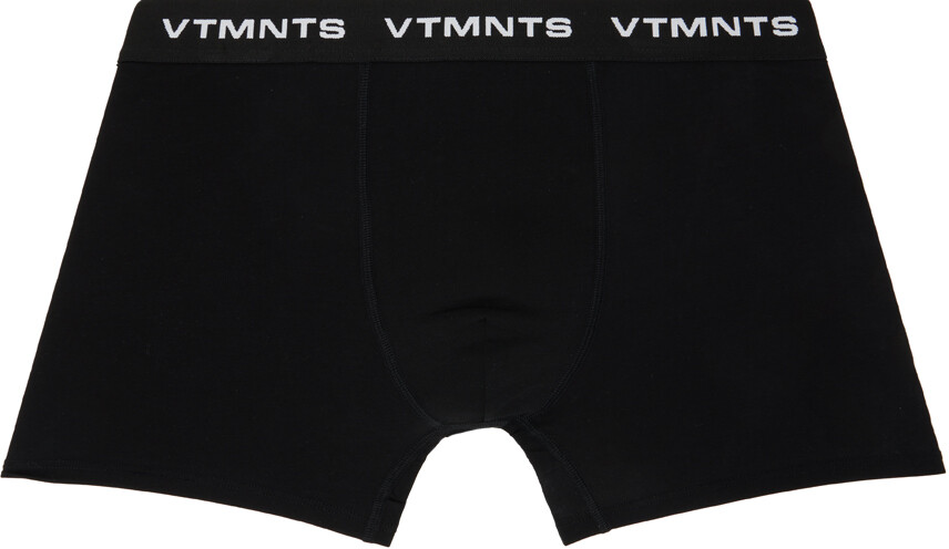 

Черные тканые боксеры VTMNTS