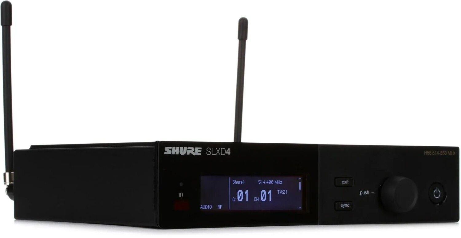 

Цифровой беспроводной приемник Shure SLXD4 — диапазон H55