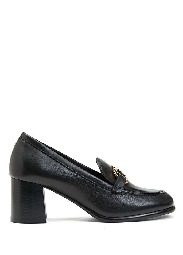 

Кожаные высокие каблуки Ferragamo, черный