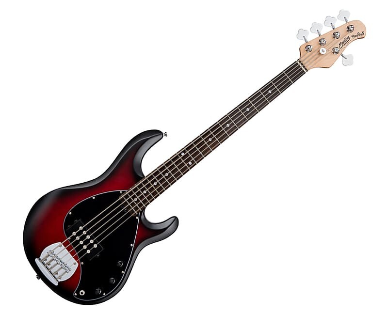 

Басс гитара Sterling by Music Man StingRay5 Ruby Red Burst Satin + Gator Gig Bag