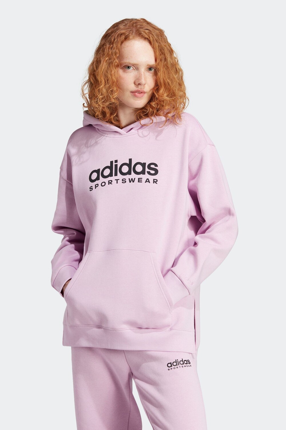 

Спортивная одежда All Szn Флисовая толстовка с рисунком adidas, фиолетовый