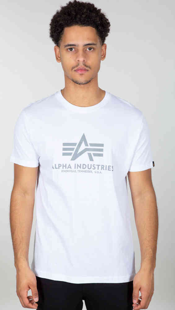 

Базовая футболка Alpha Industries, мел